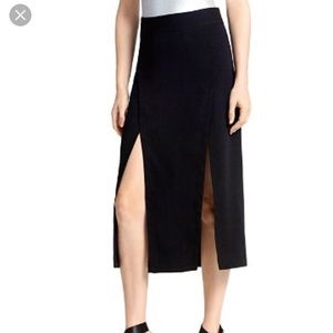 Halston Heritage side slit skirt